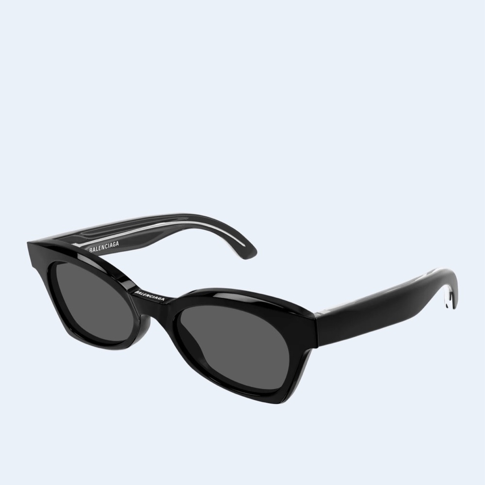 NEW AUTHENTIC BALENCIAGA BBO23OS 001 BLACK
CAT EYE WOMEN SUNGLASSES